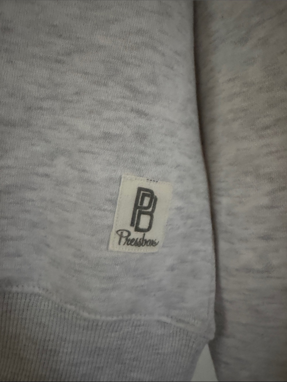Pressbox Gray mock neck Sweatshirt with Green USF Letters - Picture 3 of 4
